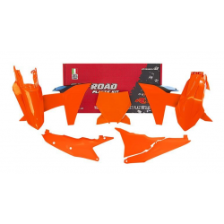 Комплект пластмаси RACETECH Plastic Kit KTM 23-24 (Neon Orange)