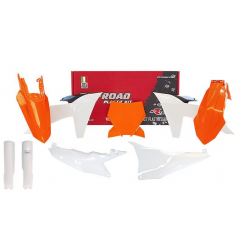 Комплект пластмаси RACETECH Plastic Kit KTM 23-25 (OEM Orange/White)