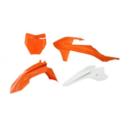 Комплект пластмаси RACETECH Plastic Kit 4 pcs KTM SX 50 16-23 (Orange/White)
