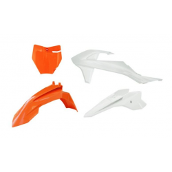 Комплект пластмаси RACETECH Plastic Kit 4 pcs KTM SX 50 16-23 (Orange/White)