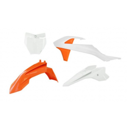 Комплект пластмаси RACETECH Plastic Kit 4 pcs KTM SX 50 16-23 (Orange/White) Комплект пластмаси RACETECH Plastic Kit 4 pcs KTM SX 50 16-23 (Orange/White)