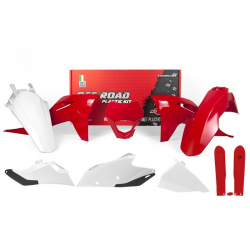 Комплект пластмаси RACETECH Plastic Kit - Red/White Gas Gas EC/EC-F 21-23 Комплект пластмаси RACETECH Plastic Kit - Red/White Gas Gas EC/EC-F 21-23
