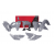 Комплект пластмаси RACETECH Plastic Kit 7 pcs Husqvarna 2024 (Grey)