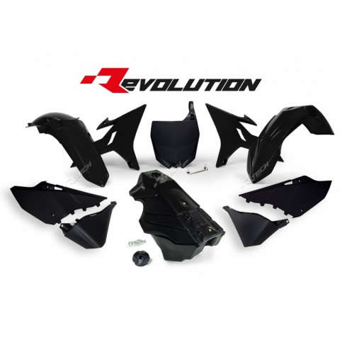 Комплект пластмаси RACETECH Revolution Plastic Kit + Gas Tank (Black) Yamaha YZ125/250 02-19 Комплект пластмаси RACETECH Revolution Plastic Kit + Gas Tank (Black) Yamaha YZ125/250 02-19