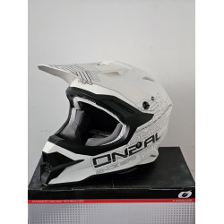 Мотокрос каска O'NEAL 3SERIES FLAT 2.0 WHITE ZH
