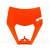 Маска за фар RACETECH Front Headlight Mask KTM 17-19 (Orange)