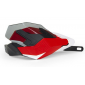 Предпазител за кормило RACETECH HP3 Adventure Handguards Red/White thumb