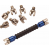 Ключ за спици RFX Race Interchangeable Multi Tip Spoke Key - Blue 5.4mm -> 7.0mm