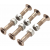 Комплект Болтове/Гайки за колело RFX Race M8 x 35mm Sprocket Bolt and Nut Kit - 6 pcs