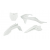 Комплект пластмаси RACETECH Plastic Kit 4 Pieces KTM SX 50 16-23 (White)