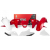 Комплект пластмаси RACETECH Plastic Kit 6 pcs GASGAS 21-23 (Red/White)