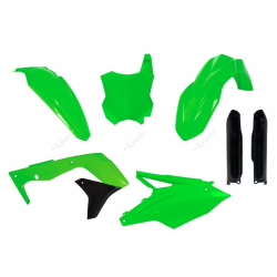 Комплект пластмаси RACETECH Plastic Kit Neon Green Kawasaki KX450F 16-18