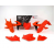 Комплект пластмаси RACETECH Plastic Kit Neon Orange/Black KTM 16-18
