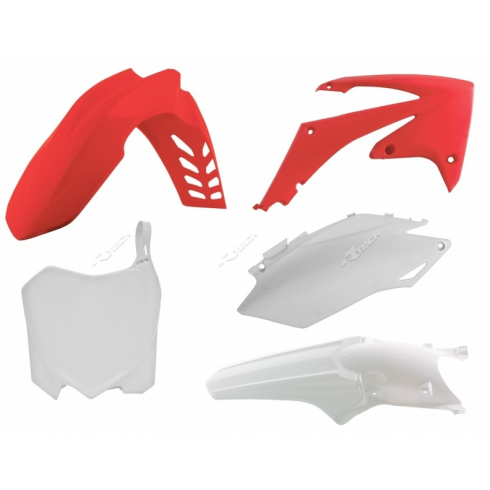 Комплект пластмаси RACETECH Plastic Kit OEM Color Red/White Honda CRF250R 11-13 / 450R 11-12 Комплект пластмаси RACETECH Plastic Kit OEM Color Red/White Honda CRF250R 11-13 / 450R 11-12