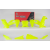 Комплект пластмаси RACETECH Plastic Kit Neon Yellow Husqvarna FC/TC 19-20