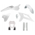 Комплект пластмаси RACETECH Plastic Kit Replica - Beta RR 20-23 (White)