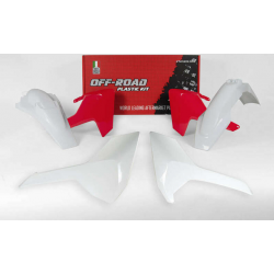 Комплект пластмаси RACETECH Plastic Kit Vintage White/Red Husqvarna 17-19