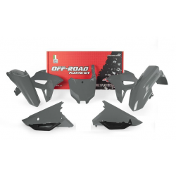 Комплект пластмаси RACETECH Plastics Kit Quantum Grey - Honda CRF450R 21-24