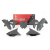 Комплект пластмаси RACETECH Plastics Kit Quantum Grey - Honda CRF450R 21-24
