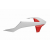 Пластмасови капаци за радиатор RACETECH Radiator Scoops KTM SX 85 18-24 (White/Orange)