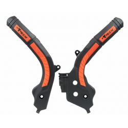 Протектор рама RACETECH Bi-material Frame Guard Black/Orange KTM 16-18
