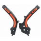 Протектор рама RACETECH Bi-material Frame Guard Black/Orange KTM 16-18 thumb