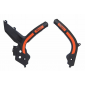 Протектор рама RACETECH Bi-material Frame Guard Black/Orange KTM 19-22 thumb