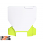 Табела за номер RACETECH Factory Front Number Plate Husqvarna 23-25 (White/Yellow) thumb