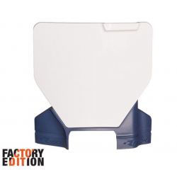 Табела за номер RACETECH Factory Front Number Plate Husqvarna 23-25 (White/Blue)
