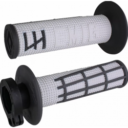 Мотокрос ръкохватки ODI EMIG 2.0 Lock-On WHITE/GRAPHITE