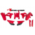 Комплект пластмаси RACETECH Plastic Kit CRF250R/450R (Red)