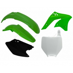 Комплект пластмаси RACETECH Plastic Kit OEM Colour (2008) Green/Black Kawasaki KX-F250 06-08 Комплект пластмаси RACETECH Plastic Kit OEM Colour (2008) Green/Black Kawasaki KX-F250 06-08