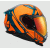 Каска NEXX X.WST3 B-SIDE BLUE TEAL/ORANGE thumb
