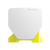 Табела за номер RACETECH Front Number Plate HUSQ TC 50 24-25 (White/Yellow)