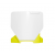 Табела за номер RACETECH Front Number Plate HUSQ TC 65 24-25 (White/Yellow)