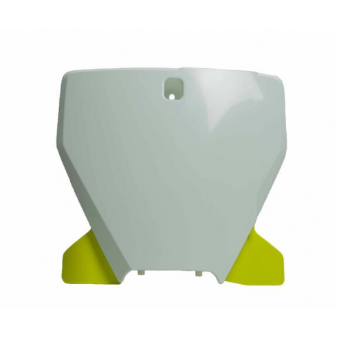 Табела за номер RACETECH Front Number Plate White/Yellow Husqvarna TC/FC 19-20 Табела за номер RACETECH Front Number Plate White/Yellow Husqvarna TC/FC 19-20