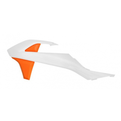 Пластмасови капаци за радиатор RACETECH Radiator Scoops (Orange/White) KTM SX 50 16-24 Пластмасови капаци за радиатор RACETECH Radiator Scoops (Orange/White) KTM SX 50 16-24