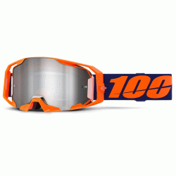 Мотокрос очила 100% ARmatic NEON ORANGE SILVER MIRROR