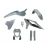 Комплект пластмаси RACETECH Plastic Kit - Complete BETA RR 23-24 (Grey)