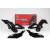 Комплект пластмаси RACETECH Plastic Kit Black - Husqvarna TE