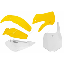 Комплект пластмаси RACETECH Plastic Kit OEM Color Yellow/White Suzuki RM65 03-05 Комплект пластмаси RACETECH Plastic Kit OEM Color Yellow/White Suzuki RM65 03-05