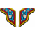 Капачки за механизми на каска ICON AIRFLITE FLYBOY BL