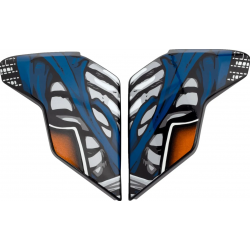 Капачки за механизми на каска ICON AIRFLITE TRICKORSTREET4 BK Капачки за механизми на каска ICON AIRFLITE TRICKORSTREET4 BK