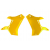 Пластмасови капаци за радиатор RACETECH T7 Revolution Radiator Covers Yamaha Tenere 700 19-24 (Yellow)