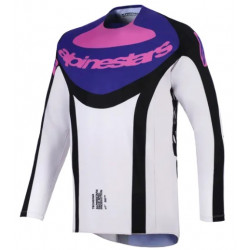 Мотокрос джърси Alpinestars TECHSTAR KNIF BLACK / GRAY/ PURPLE 