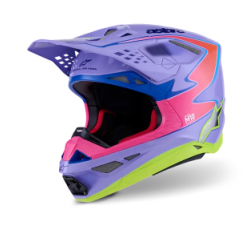 Мотокрос каска ALPINESTARS S-M10 JETT PURPLE/PINK