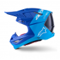 Мотокрос каска ALPINESTARS S-M10 FLOOD BLUE/BLK-CARB thumb