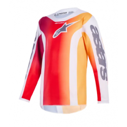 Детско мотокрос джърси Alpinestars FLUID PORTL RED/GRAY