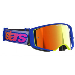 Мотокрос очила ALPINESTARS SUPERTECH VISTA BLUE/YLW/PUR MIRROR-RED