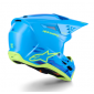 Мотокрос каска ALPINESTARS SM3 FORCE CYAN thumb